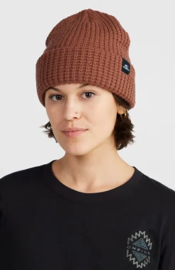 Femme O'Neill Bonnets|Bonnets-Bonnet Waffle| Brun