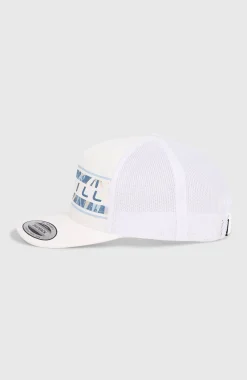 Homme O'Neill Casquettes & Chapeaux|Protection Anti-Uv-Casquette Flower Trucker| Blanc