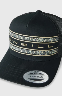 Homme O'Neill Casquettes & Chapeaux|Protection Anti-Uv-Casquette Flower Trucker| Noire