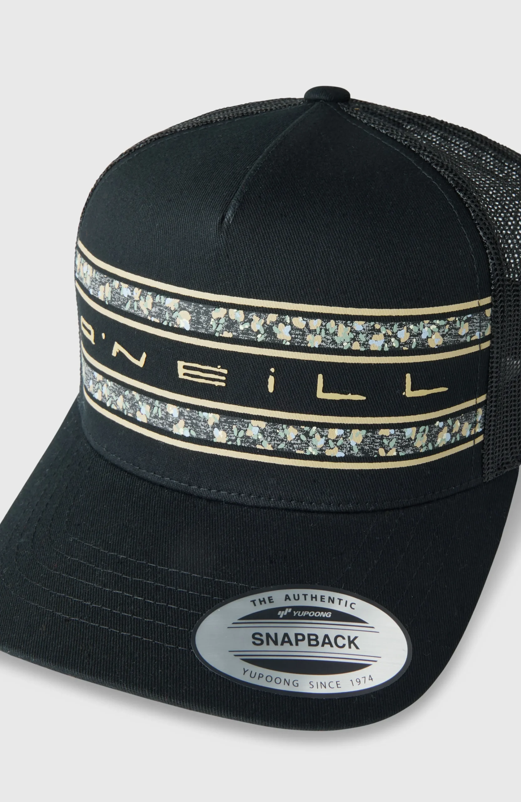 Homme O'Neill Casquettes & Chapeaux|Protection Anti-Uv-Casquette Flower Trucker| Noire