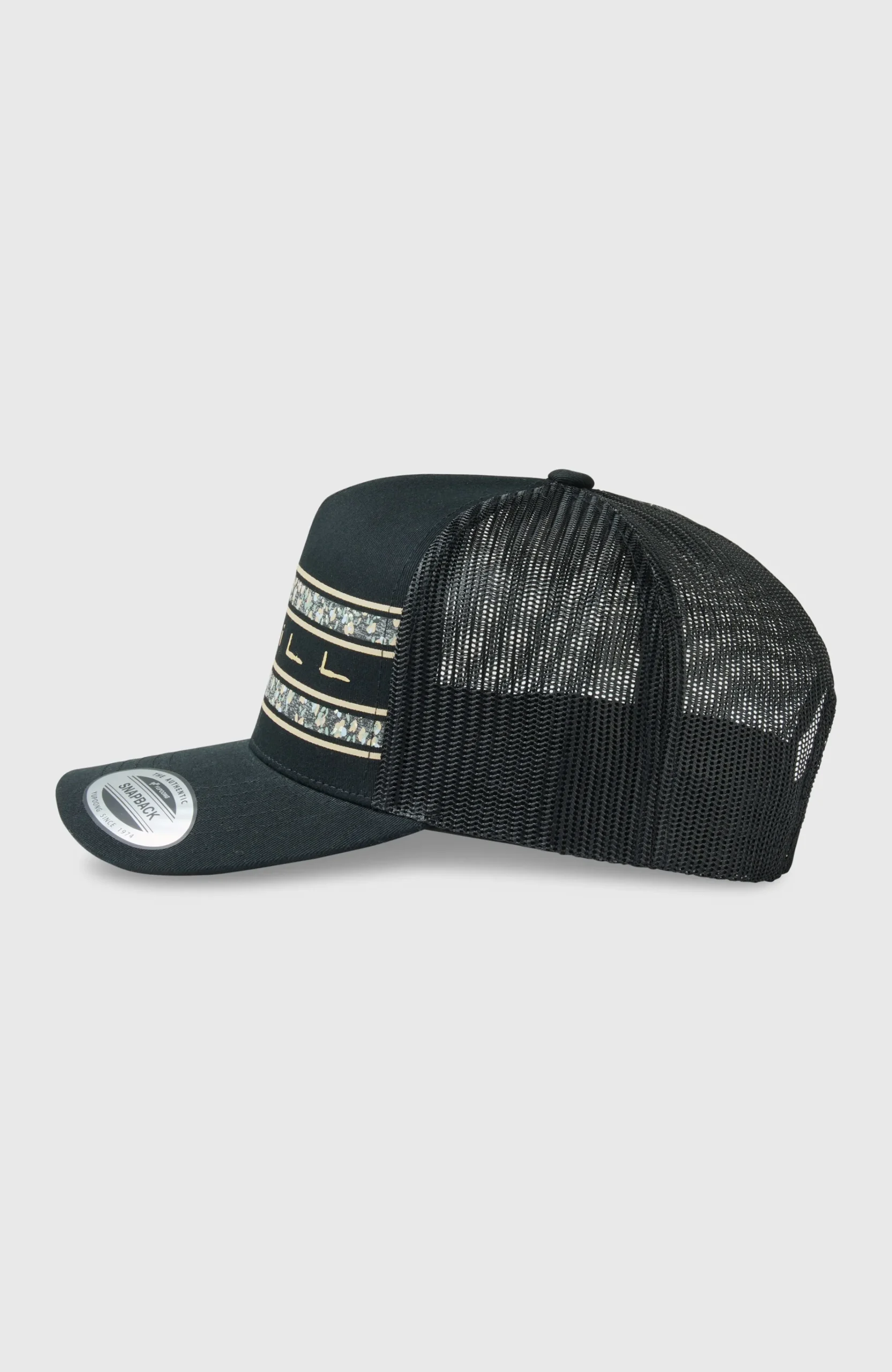 Homme O'Neill Casquettes & Chapeaux|Protection Anti-Uv-Casquette Flower Trucker| Noire