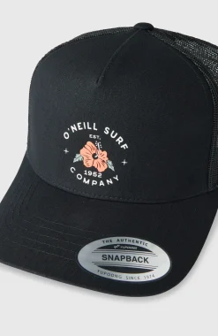 Femme O'Neill Casquettes & Chapeaux|Protection Anti-Uv-Casquette Seacoast Trucker| Noire