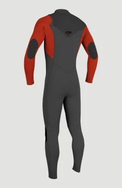 Enfant O'Neill Protection Anti-Uv-EnfantsHyperfreak Plus 5/4mm Chest Zip Full Wetsuit| Rouge