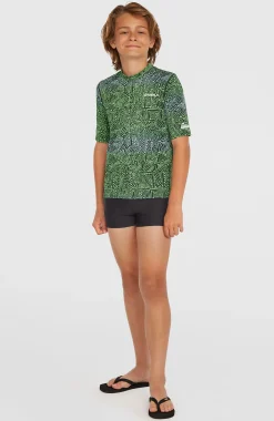 Enfant O'Neill Maillots De Bain|Protection Anti-Uv-EnfantsLycra à manches courtes| Bleu
