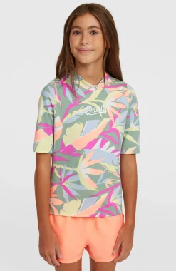 Enfant O'Neill Protection Anti-Uv|Maillots De Bain-EnfantsLycra à manches courtes Graphic| Vert