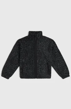 Enfant O'Neill Protection Anti-Uv|Polaires Pour Filles-EnfantsPolaire à poils longs et zip intégral| Noire