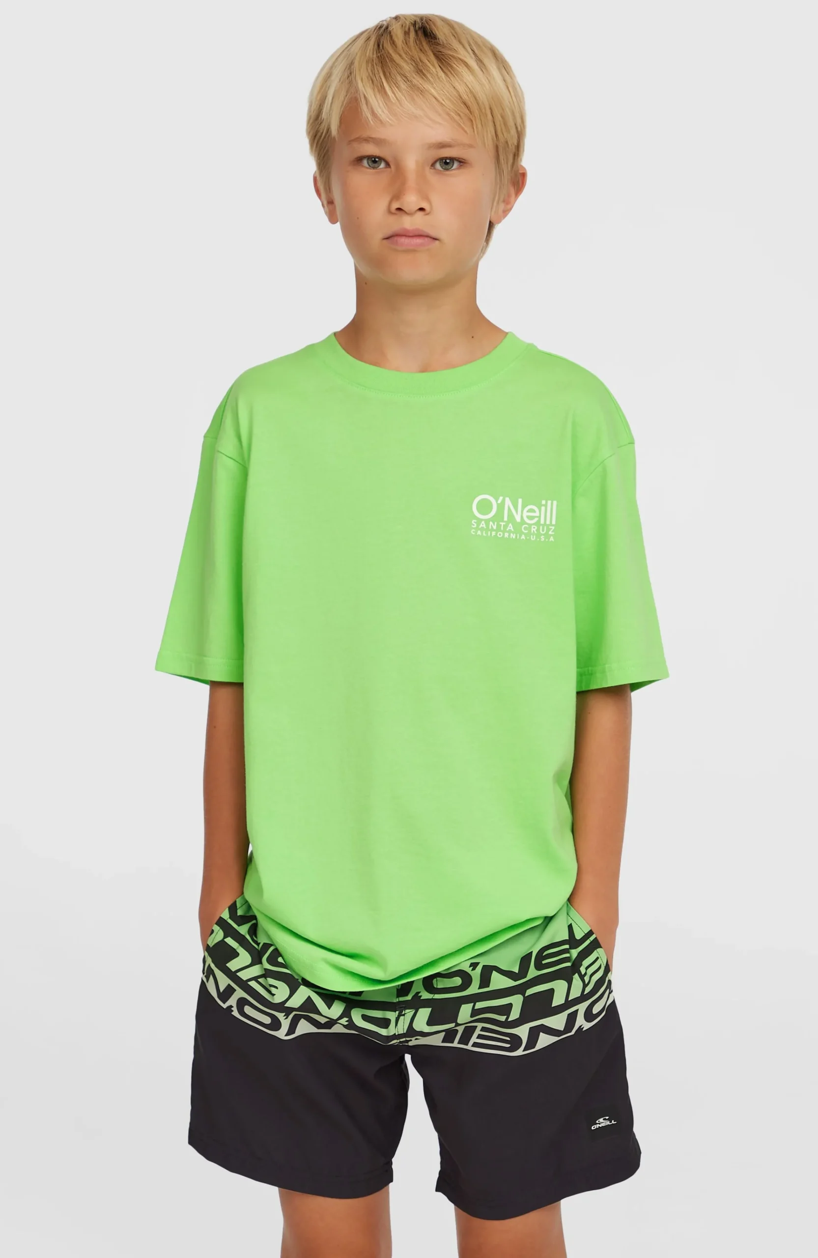 Enfant O'Neill Maillots De Bain|Protection Anti-Uv-EnfantsShort de bain Cali Stripe 14| Vert