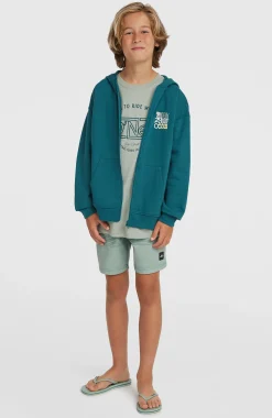 Enfant O'Neill Maillots De Bain|Protection Anti-Uv-EnfantsShort de bain Logo Stripe| Vert Mix