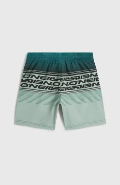 Enfant O'Neill Maillots De Bain|Protection Anti-Uv-EnfantsShort de bain Logo Stripe| Vert Mix
