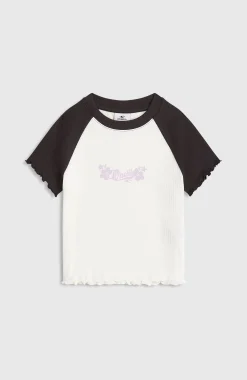Enfant O'Neill Protection Anti-Uv|T-Shirts & Tops-EnfantsT-shirt côtelé Colour-Block| Blanc Mix