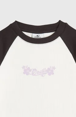 Enfant O'Neill Protection Anti-Uv|T-Shirts & Tops-EnfantsT-shirt côtelé Colour-Block| Blanc Mix