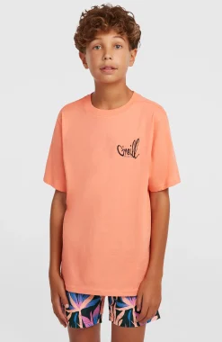 Enfant O'Neill Protection Anti-Uv|T-Shirts-EnfantsT-shirt Chest-Print| Orange