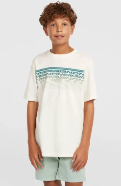 Enfant O'Neill Protection Anti-Uv|T-Shirts-EnfantsT-shirt Logo Stripe| Blanc