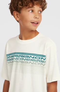Enfant O'Neill Protection Anti-Uv|T-Shirts-EnfantsT-shirt Logo Stripe| Blanc
