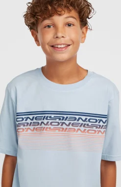 Enfant O'Neill Protection Anti-Uv|T-Shirts-EnfantsT-shirt Logo Stripe| Bleu