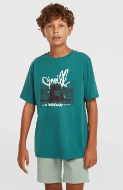 Enfant O'Neill Protection Anti-Uv|T-Shirts-EnfantsT-shirt Slub Graphic| Vert