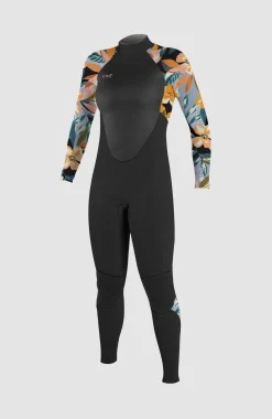 Enfant O'Neill Protection Anti-Uv-Epic 4/3mm Back Zip Full Wetsuit| Noire