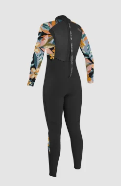 Enfant O'Neill Protection Anti-Uv-Epic 4/3mm Back Zip Full Wetsuit| Noire