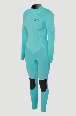 Femme O'Neill Combinaisons|Protection Anti-Uv-FemmesBahia Women Of The Wave 3/2mm Back Zip Full Wetsuit| Vert