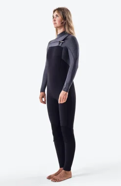 Femme O'Neill Combinaisons|Protection Anti-Uv-FemmesBlueprint 5/4mm Chest Zip Full Wetsuit| Noire
