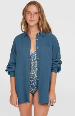 Femme O'Neill Chemises & Blouses|Protection Anti-Uv-FemmesChemise Brenda| Bleu