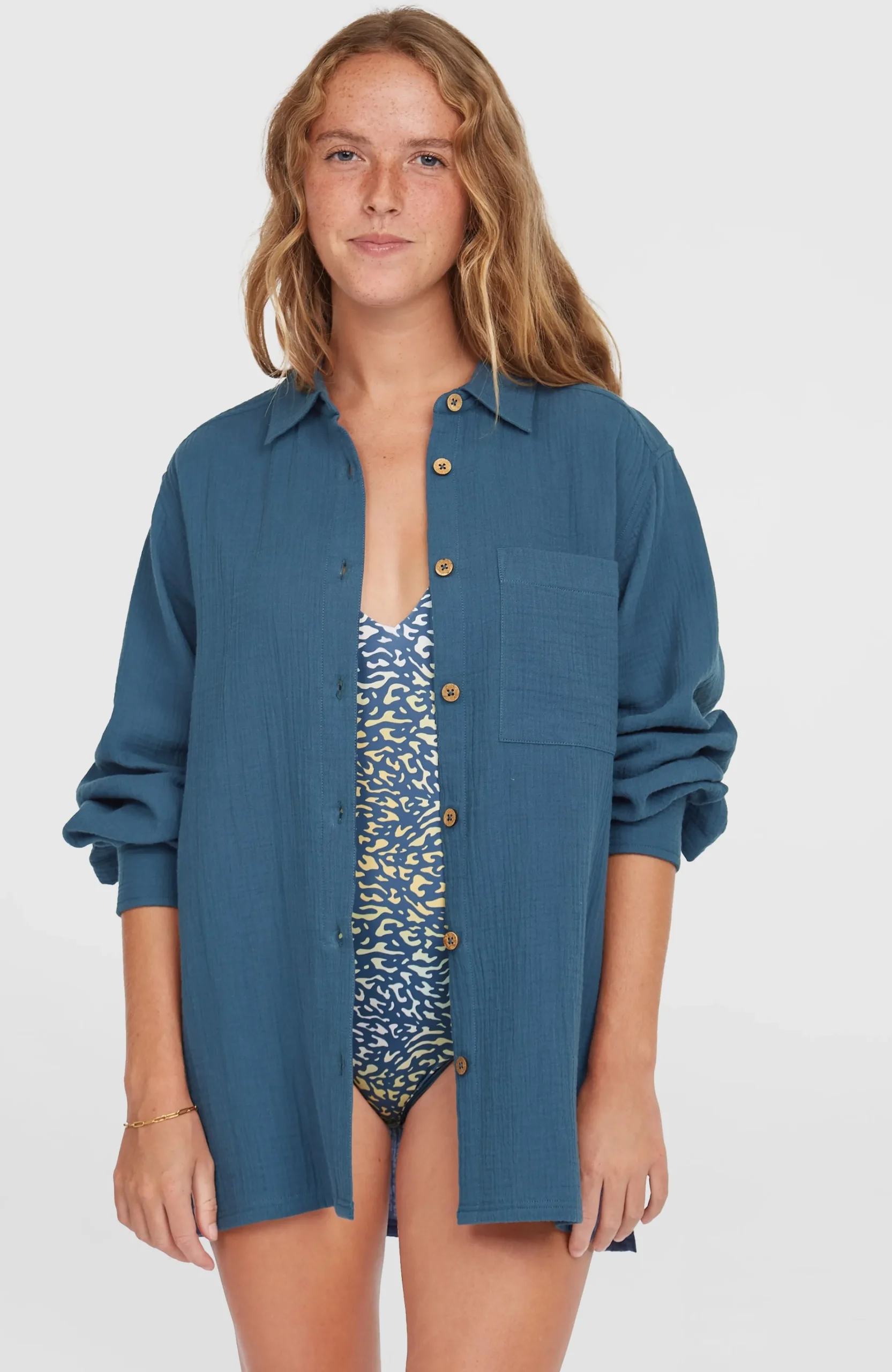Femme O'Neill Chemises & Blouses|Protection Anti-Uv-FemmesChemise Brenda| Bleu