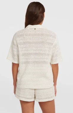 Femme O'Neill Chemises & Blouses|Protection Anti-Uv-FemmesChemise crochet O'Riginals| Blanc
