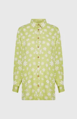 Femme O'Neill Chemises & Blouses|Protection Anti-Uv-FemmesChemise longue Beach Vintage| Vert