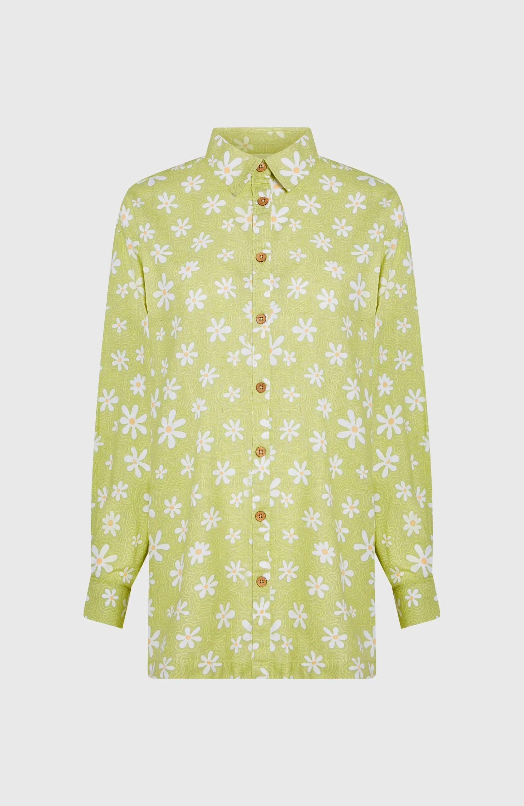 Femme O'Neill Chemises & Blouses|Protection Anti-Uv-FemmesChemise longue Beach Vintage| Vert