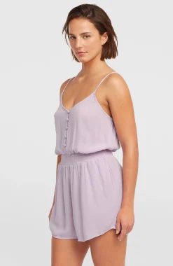 Femme O'Neill Robes, Combinaisons Et Jupes|Protection Anti-Uv-FemmesCombishort boutonnée à fines bretelles| Violet