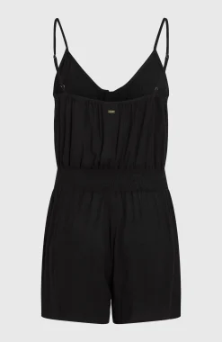 Femme O'Neill Robes, Combinaisons Et Jupes|Protection Anti-Uv-FemmesCombishort boutonnée à fines bretelles| Noire