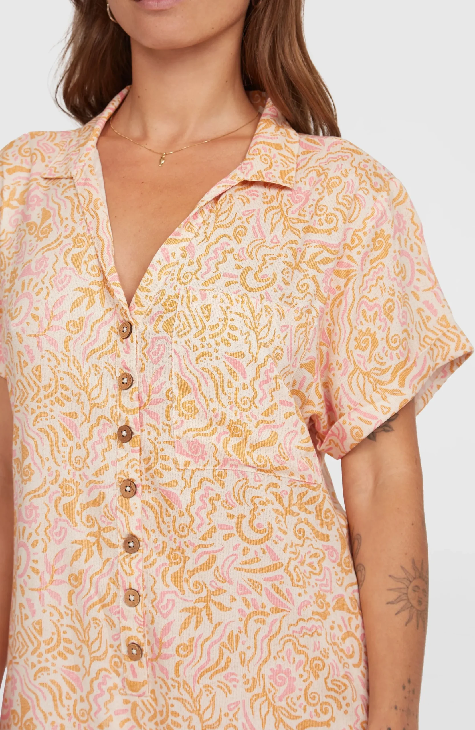 Femme O'Neill Robes, Combinaisons Et Jupes|Protection Anti-Uv-FemmesCombishort Women of the Wave| Blanc