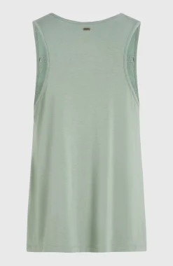 Femme O'Neill T-Shirts Et Tops|Protection Anti-Uv-FemmesDébardeur à broderie Essentials Tokeena| Vert