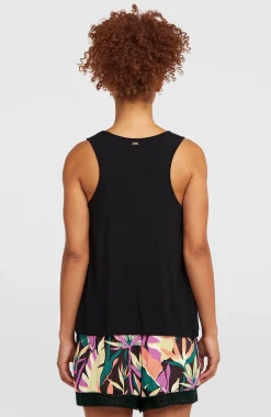 Femme O'Neill T-Shirts Et Tops|Protection Anti-Uv-FemmesDébardeur à broderie Essentials Tokeena| Noire