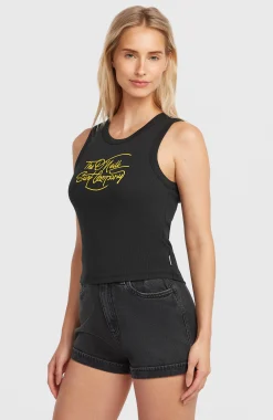 Femme O'Neill T-Shirts Et Tops|Protection Anti-Uv-FemmesDébardeur côtelé | Noire