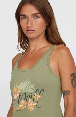 Femme O'Neill T-Shirts Et Tops|Protection Anti-Uv-FemmesDébardeur Luana Graphic| Vert