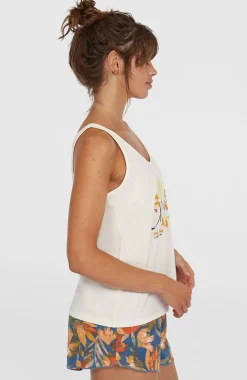 Femme O'Neill T-Shirts Et Tops|Protection Anti-Uv-FemmesDébardeur Luana Graphic| Blanc