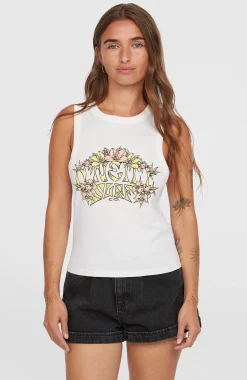 Femme O'Neill T-Shirts Et Tops|Protection Anti-Uv-FemmesDébardeur Summer Must Haves Graphic| Blanc