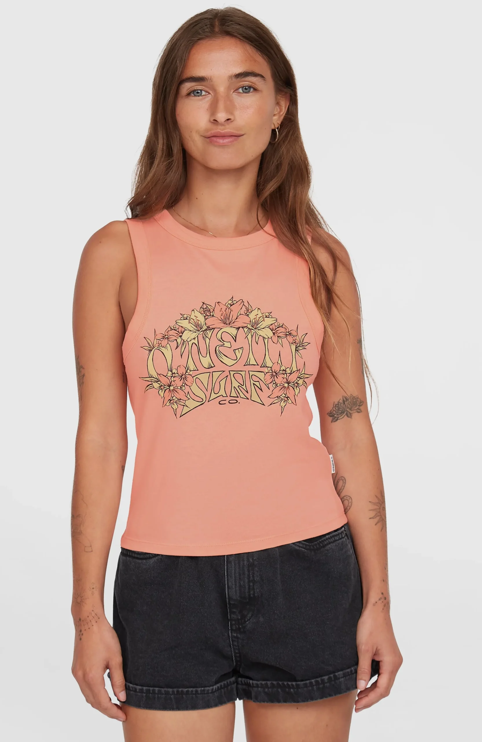Femme O'Neill T-Shirts Et Tops|Protection Anti-Uv-FemmesDébardeur Summer Must Haves Graphic| Rose