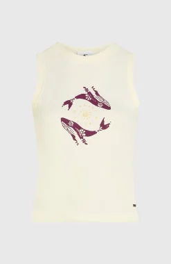 Femme O'Neill T-Shirts Et Tops|Protection Anti-Uv-FemmesDébardeur Women of the Wave| Beige