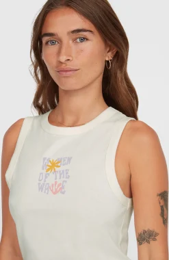 Femme O'Neill T-Shirts Et Tops|Protection Anti-Uv-FemmesDébardeur Women of the Wave| Beige