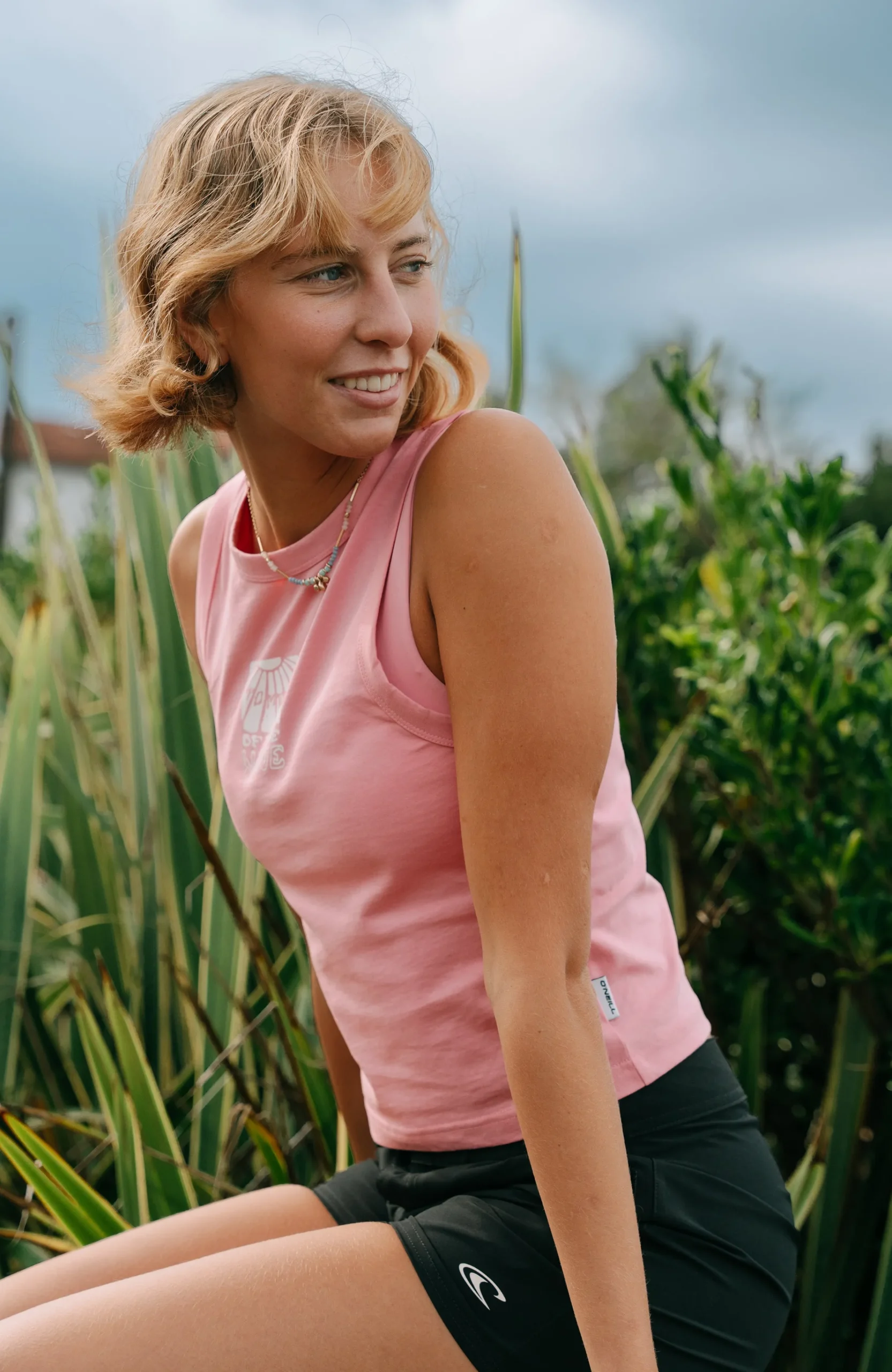 Femme O'Neill T-Shirts Et Tops|Protection Anti-Uv-FemmesDébardeur Women of the Wave| Rose
