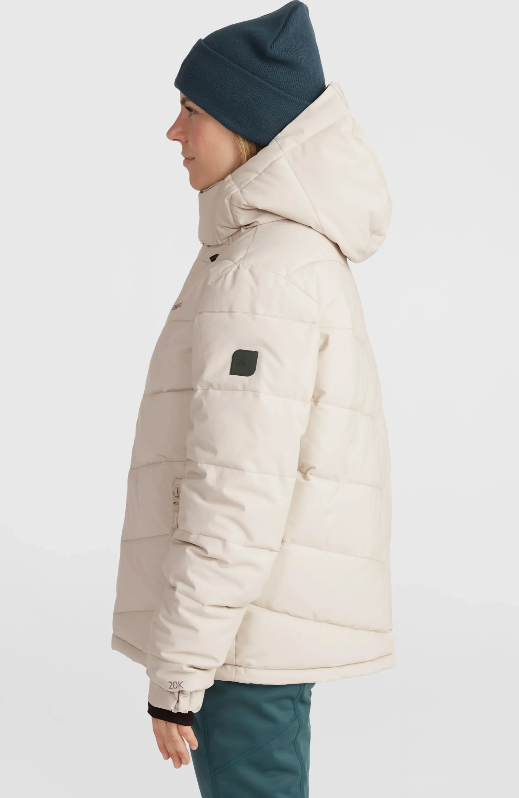 Femme O'Neill Vestes De Ski|Vestes De Snowboard-FemmesDoudoune Z.E.N Hybrid| Beige