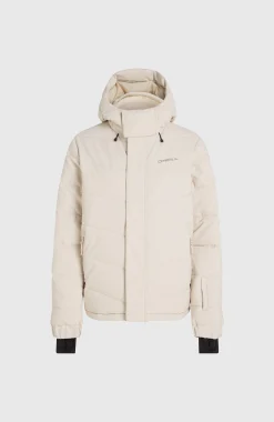 Femme O'Neill Vestes De Ski|Vestes De Snowboard-FemmesDoudoune Z.E.N Hybrid| Beige