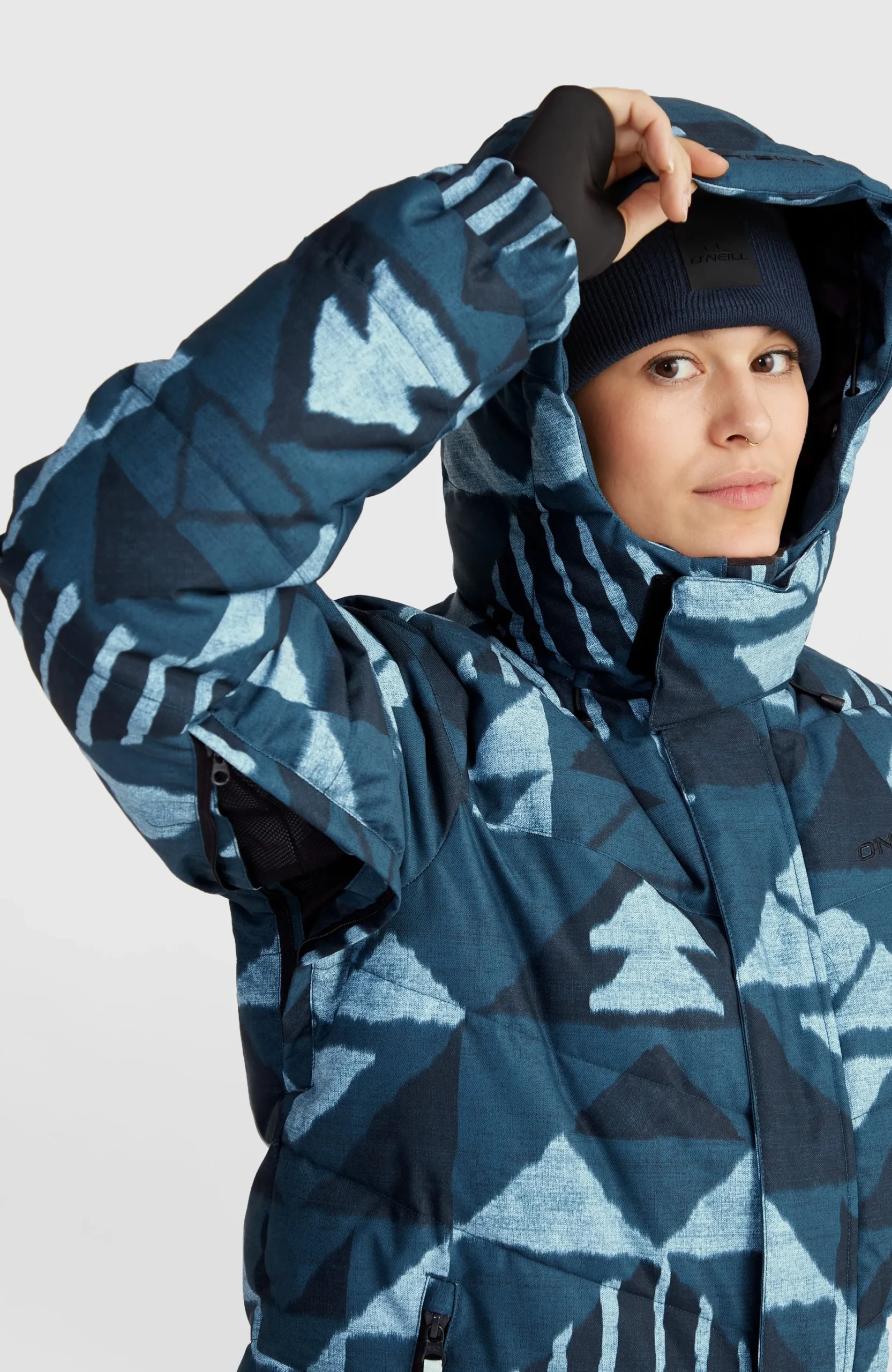 Femme O'Neill Vestes De Ski|Vestes De Snowboard-FemmesDoudoune Z.E.N Hybrid| Bleu