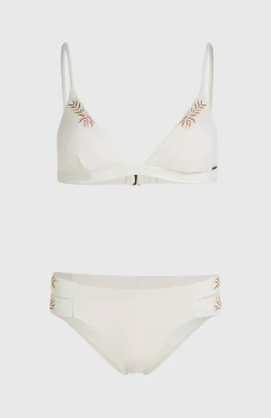 Femme O'Neill Bikinis|Ensembles De Bikinis-FemmesEnsemble de bikinis à broderie Seaside Boulder| Blanc