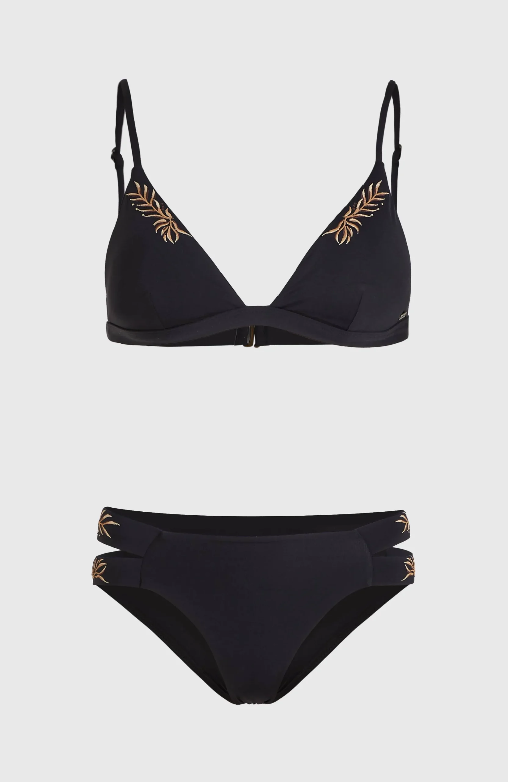 Femme O'Neill Bikinis|Ensembles De Bikinis-FemmesEnsemble de bikinis à broderie Seaside Boulder| Noire