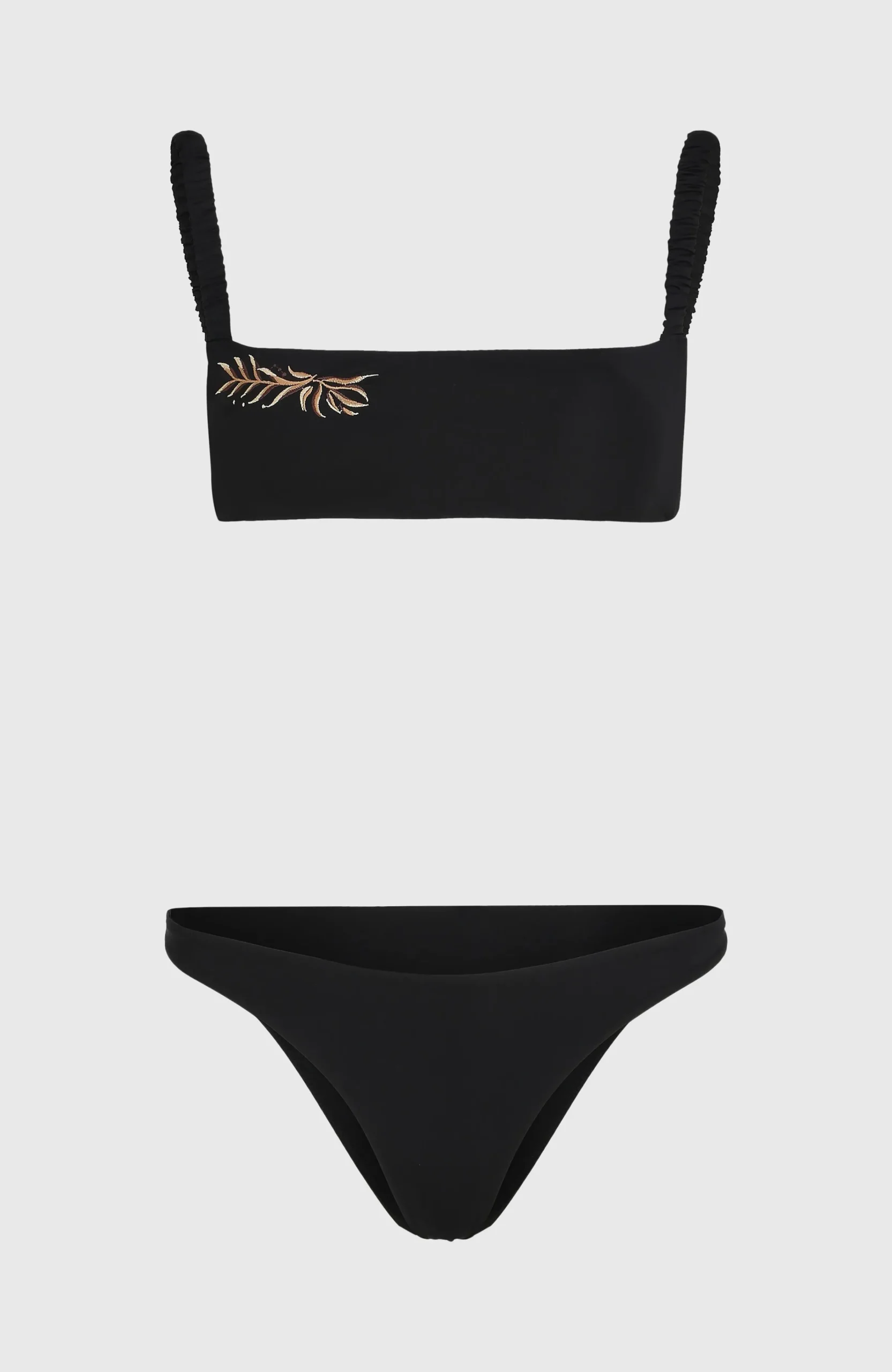 Femme O'Neill Bikinis|Ensembles De Bikinis-FemmesEnsemble de bikinis à broderie Bundoran Flamenco| Noire
