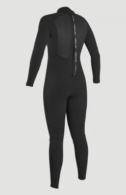 Femme O'Neill Combinaisons|Protection Anti-Uv-FemmesEpic 3/2 Back Zip Full Wetsuit| Noire