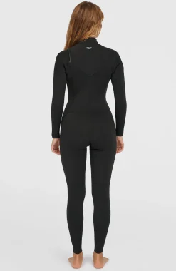 Femme O'Neill Combinaisons|Protection Anti-Uv-FemmesEpic 3/2 Chest Zip Full Wetsuit| Noire